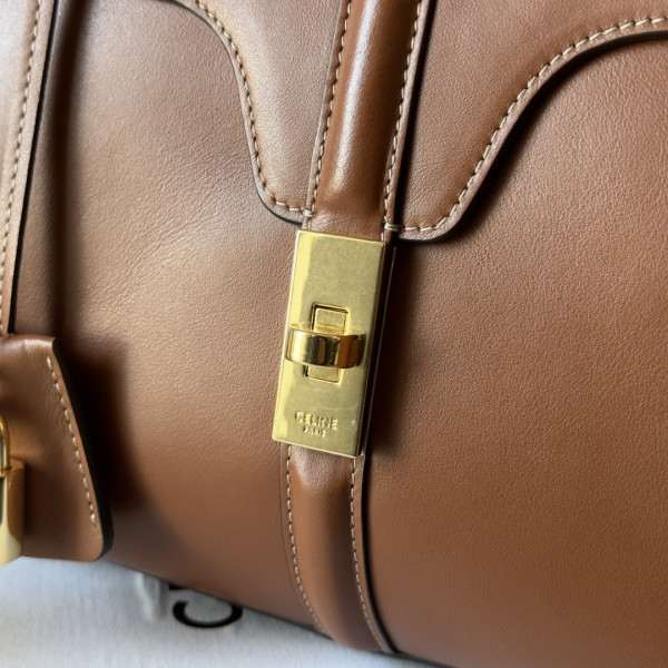 Ce**e 16 in satinated calfskin-23*19*10.5cm