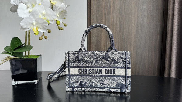 D*or mini book tote-21.5*13*7.5cm