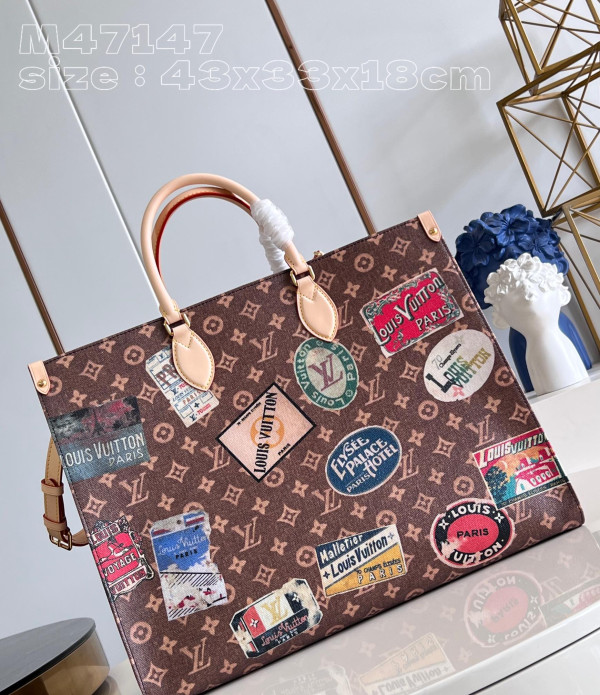 l**is V*t*n onthego voyage tote bag-43*33*18.5cm