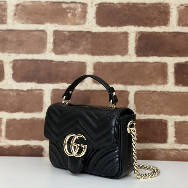 G*u*i gg marmont mini top handle bag-17*13*6cm