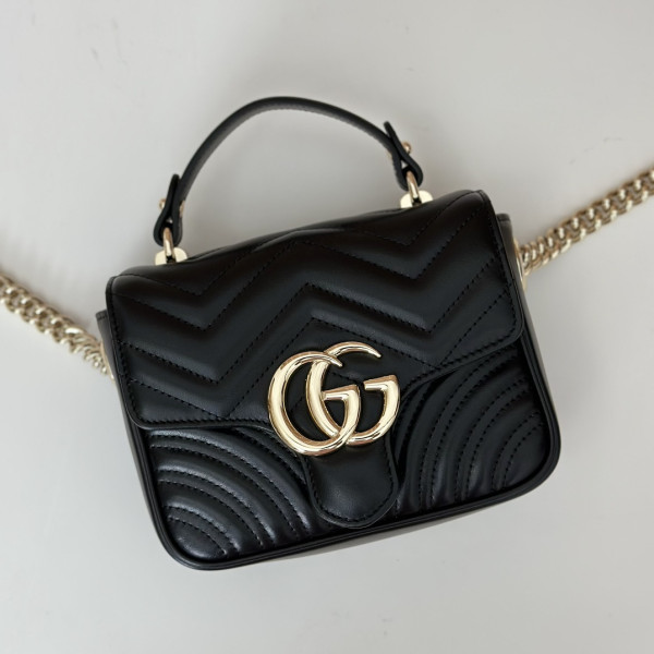 G*u*i gg marmont mini top handle bag-17*13*6cm