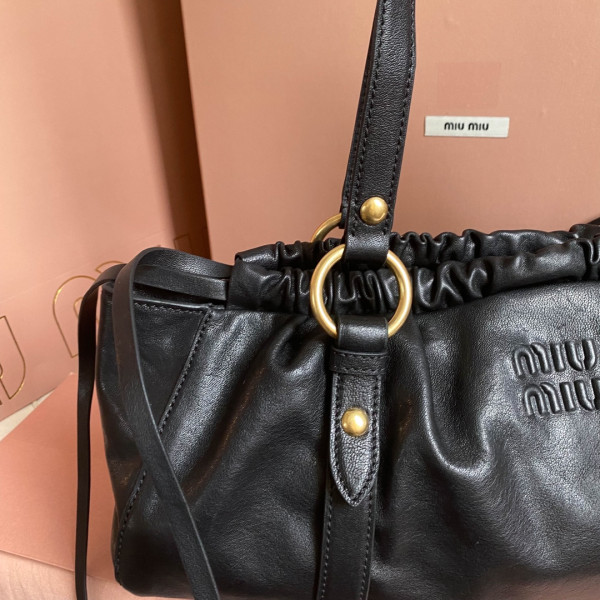 MIUMIU Joie nappa leather bag-44 X 16 X10.5cm
